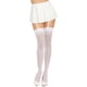 thumbnail image 1 of Medias hasta el muslo con costura trasera para mujer, talla grande, 1 of 5