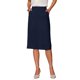 thumbnail image 1 of INSPIRE CHIC Falda Lápiz Elegante para Mujer con Cintura Alta y Abertura Trasera para Trabajo y Uso Casual M Azul Marino, 1 of 5