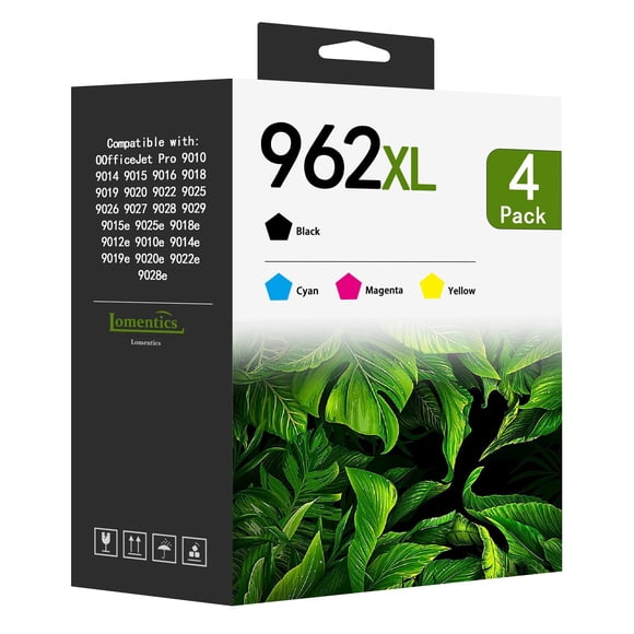 Cartuchos de tinta LOMENTICS 962XL 962 de repuesto para HP 962XL