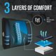 thumbnail image 4 of Almohada de soporte lumbar Samsonite Cooling Gel Memory Foam, 4 of 7