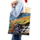 thumbnail image 4 of Hot Wheels: Let's Race Bolso de tela con estampado de lienzo para mujer, bolsa de compras reutilizable y estética, con cremallera interior, regalo para mujer, 35 × 40 cm., 4 of 6