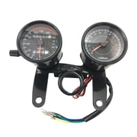 Magideal - Velocímetro Para Motocicleta, Instrumento Para Motocicleta Con Soportes De Montaje, Tacómetro Accesorio De Instalación Fácil De 12V Para Reemplazo