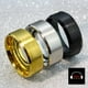 thumbnail image 1 of Anillo Titanio Moda 2023 Acero Quirurgico Acero inoxidable Chile Hombre Caballero Dama Cuadrado Dorado Negro y Plata, 1 of 3