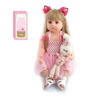 Ali Chile - Muñeca Infantil Bebé Realista Silicona Rosado