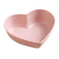 Bothyi - Cuenco En Forma De Corazón, Novedad, Plato De Salsa Para Cocina, Cumpleaños, Restaurante, Rosa