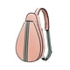thumbnail image 3 of Bolsa de tenis portátil para bádminton con correa ajustable, bolso de hombro multiusos, bolsa para raqueta de tenis para adultos, bolsa de almacenamie, 3 of 5