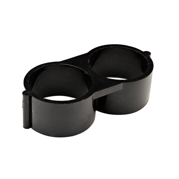 Abrazadera Raindrip R301CT, figura 8, paquete de 5 unidades, color negro