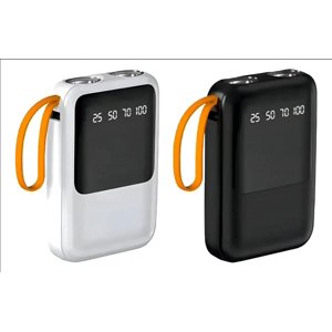 Cargador Portátil Irm R47 Usb 10000Mah Negro Con Carga Rápida Y Pantalla Digital