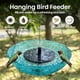 thumbnail image 2 of Baño pájaros solar colgante 2026 exterior comedero fauna bomba cuenco, 2 of 8