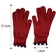 thumbnail image 4 of Guantes de invierno para mujer, 1 par, color elástico, grueso, suave, de felpa, cálidos, resistentes al viento., 4 of 5