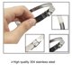 thumbnail image 2 of Abrazadera de manguera EesTeck 10 cm 304 acero inoxidable - paquete de 4, 2 of 7