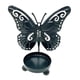 thumbnail image 1 of Portavelas De Mariposa Portavelas Tallado Candelabro Festival Decoración Negro, 1 of 1