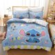 thumbnail image 1 of Cartoon Stitch Loli Flowers Floral Quilt Duvet Cover Set Bedspread3-Piece Bedding Set, 1 of 5