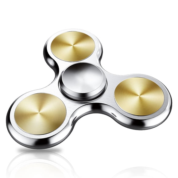 Fidget Spinner Acero Inoxidable Ultraduradero Plateado