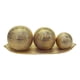 thumbnail image 1 of Adorno Decorativo Esferas Plato Elegante 36cm dorado, 1 of 4