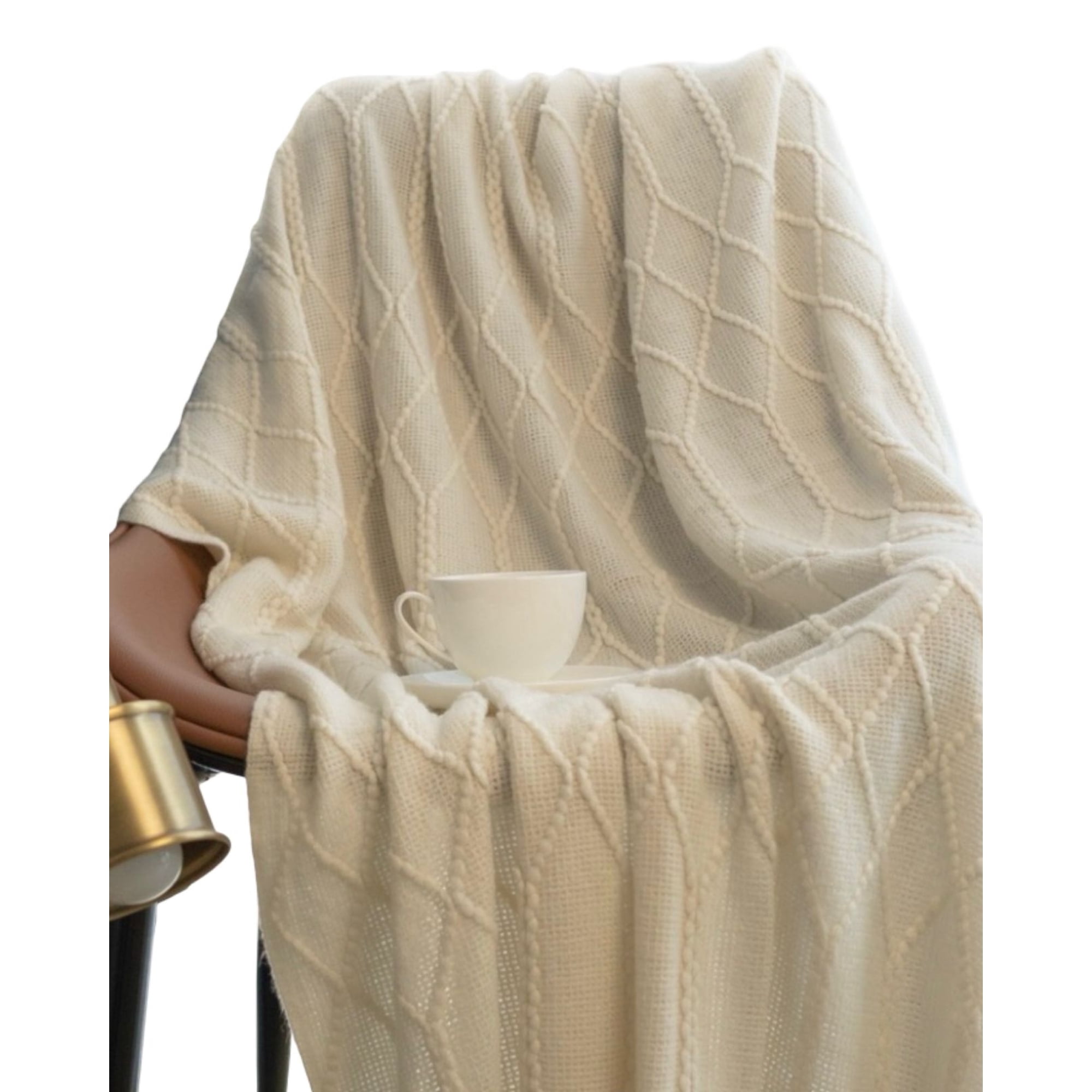 Todo Para El Hogar - Mantas Tejidas Para Decorar 127x152 Cm