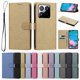 thumbnail image 1 of Funda Cartera de PU para Xiaomi 15 Pro con Tarjetas, Dorado, 1 of 6