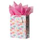 thumbnail image 1 of Bolsa de Regalo Bobobag 33 cm con diseño de flamenco y papel de seda, 1 of 5