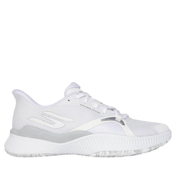 Zapatillas Tenis Padel Skechers Mujer State Champ Slip-ins 172117-WHT