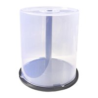 Magideal - Cubo De Almacenamiento De Cd Caja Vacía Para Cd Y Dvd Estuche Para Discos Estuche Para Álbumes Con Base Negra Estuche Para Cd Para Sala De Estar Mesa