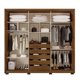 thumbnail image 3 of Closet 3 Puertas Corredera Luxor Café y Blanco, 3 of 4