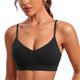 thumbnail image 1 of Sujetador deportivo CRZ YOGA Butterluxe con cuello en V para mujer negro, 1 of 6