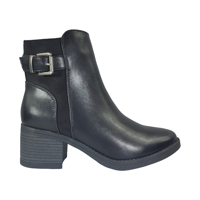 Botines New Walk Negro Casual Mujer | Kwla762512-90 - Talla 36 Cl / 23 Cm