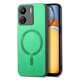 thumbnail image 1 of Magnetic Slim Case for Xiaomi Redmi 13C with Camera Guard & Anti-Scratch Back Green, 1 of 6
