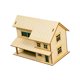 thumbnail image 5 of Casa De Madera En Miniatura, Decoración única 1/72 Para Micropaisaje, Regalo, Mesa De Arena, Estilo A, 5 of 5
