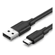 thumbnail image 1 of Cable cargador USB a a USB tipo c quick charge de 1m, 1 of 3