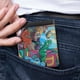 thumbnail image 5 of El Show de Gumby Cartera de Cuero PU para Hombres, Tarjetero Bifold Delgado, Cartera Minimalista de Cuero Sintético Suave, 5 of 6
