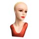 thumbnail image 3 of Maquillaje Cabeza De Maniquí Femenina Profesional De 21,26 Pulgadas Para Pelucas Postizos Gorras Rojo, 3 of 5