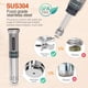 thumbnail image 2 of Cocina sous Vide KitchenBoss, ultrasilenciosa, 1100 W, IPX7, resistente al agua, 2 of 8