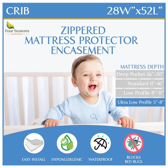 Protector de colchón impermeable para cuna Four Seasons Essentials