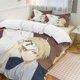 thumbnail image 1 of Natsume's Book of FriendsCartoon Collection 3-Piece Comforter Set, Personalized Bedding Decor for Kids And Teens Bed Sheets, 1 of 5