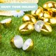 thumbnail image 4 of Huevos de Pascua dorados JOYIN, 12 unidades, plástico metálico, 60 ml, rellenables, 4 of 7