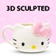 thumbnail image 2 of Taza Silver Buffalo Hello Kitty 3D con lazo rosa 591 ml, 2 of 6