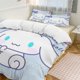 thumbnail image 1 of Cinnamoroll 3-Piece Twin Bed Set - Includes 1 Single Comforter And 2 Pillowcases Bedding - Fade Resistant Microfiber - Cinnamoroll, 1 of 4