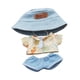 thumbnail image 1 of Conjunto De 4 Piezas De Ropa Para Muñecas En Miniatura De 6 Pulgadas, Sombrero Para Niños De 5 A 7 Años Y De 8 A 10 Años, Muñeco Colgante, 1 of 3