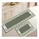 thumbnail image 2 of Alfombra De Cocina Antideslizantes Y Lavables Cuadro Verdes Cuadritos, 2 of 3