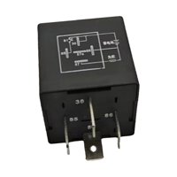 Magideal - Relé Temporizador Automotriz 12V Con Función De Retardo Interruptor Spdt De 4 Pines Accesorio De Montaje Rápido Y Material Pp Resistente Adecuado Para 50 Segundos