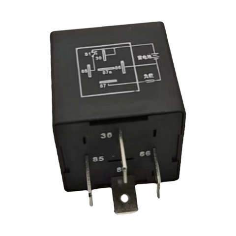 Magideal - Relé Temporizador Automotriz 12V Con Función De Retardo Interruptor Spdt De 4 Pines Accesorio De Montaje Rápido Y Material Pp Resistente Adecuado Para 50 Segundos