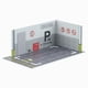 thumbnail image 1 of Modelo De Coche Diorama Paisaje De Estacionamiento 1/24 DIY Para Modelo De Coche Amantes Del Modelo De Coche A, 1 of 5