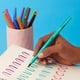 thumbnail image 3 of Plumas de punta de fieltro Paper Mate Flair 24 colores vibrantes 0.7 mm, 3 of 5