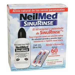 Neilmed Sinus Rinse Kit Completo De Enjuague Nasal 60 Sachet