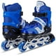 thumbnail image 2 of Patines Lineales Para Niñas Y Jóvenes Talla M (34-37) Con Set De Protección Color Azul, 2 of 3