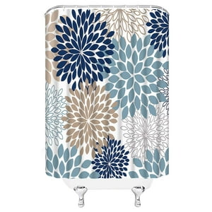 Genérico - Cortina De Baño Impermeable Más Forro De Ducha 180X180 Cm