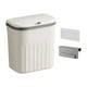 thumbnail image 3 of Contenedor De Basura Montado En La Pared Contenedor De Compost De Cocina Para Camping Baño Dormitorio Blanco 12L, 3 of 5