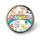 thumbnail image 1 of Kawaii-Theme Round Button Badge: Premium Metal Construction, Ideal for High-End Events 2.8 cm, 1 of 6