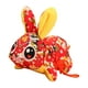 thumbnail image 2 of Lindo Año Nuevo Chino Conejo De Peluche De Juguete Conejito Muñeca Vacaciones Animales De Peluche 20 Cm Rojo Profundo, 2 of 3